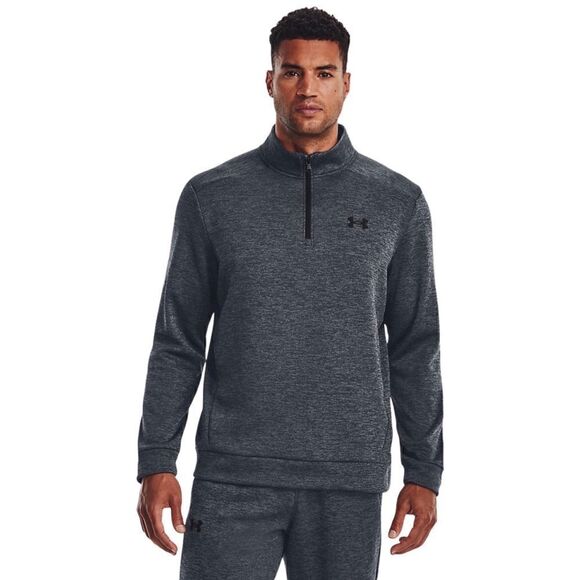 Under Armour Fleece Men’s Quarter Zip Athletic Active Pullover Jacket - Picture 1 of 12